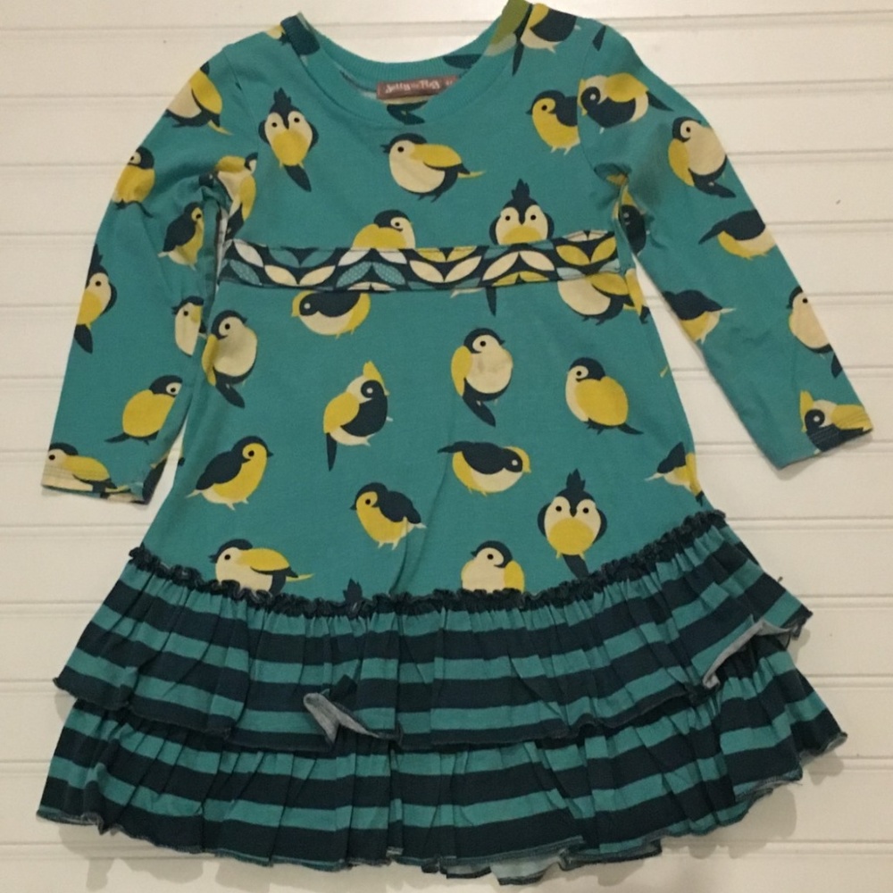 Girl's Jelly the Pug Dress Size 4T